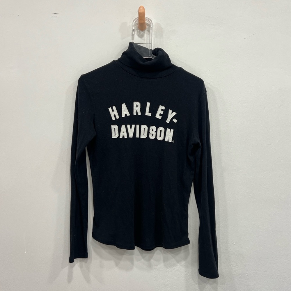 Harley-Davidson Black Logo Turtleneck